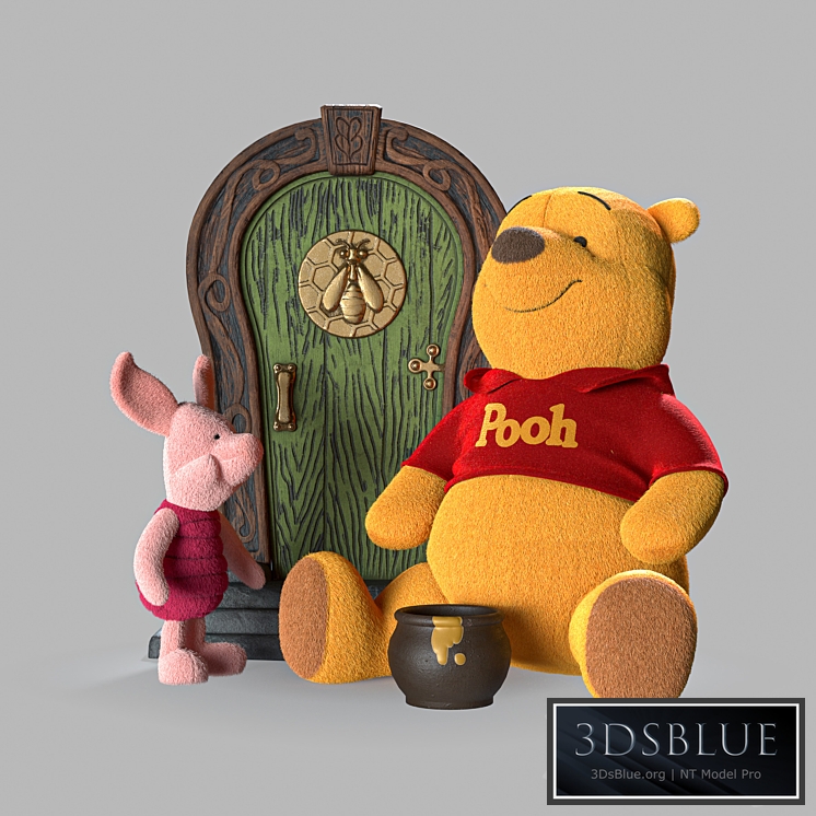 Winnie the Pooh and Piglet