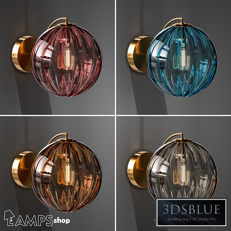 B4084 Sconce Glass Sphere