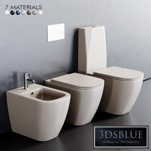 Esedra by SDR Ceramiche Quadra WC
