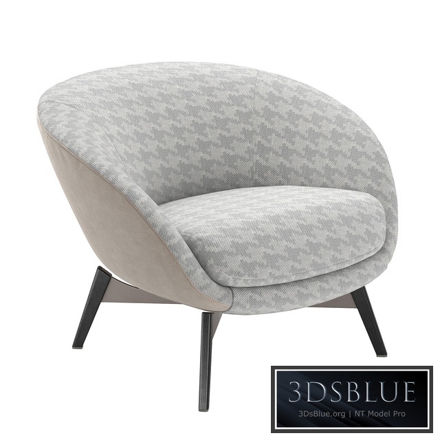 Minotti Russell Armchair Fixed