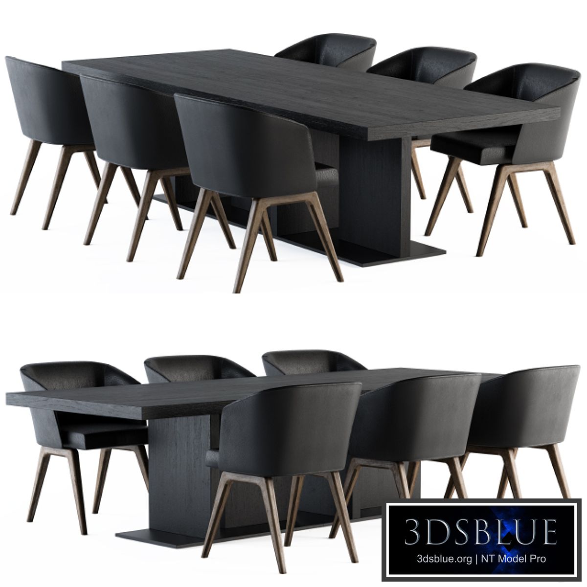 Minotti Dinning with Creed Chair and Toulouse Table