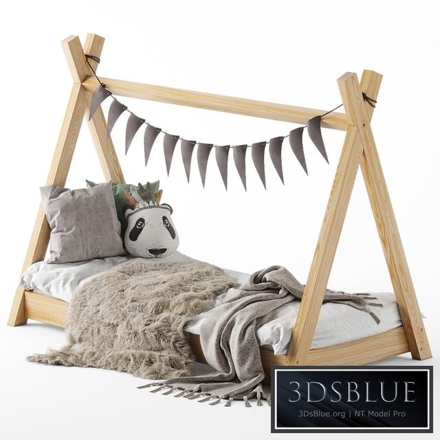 Children's bed - house