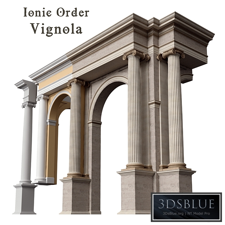 Ionic Order Vignola Column