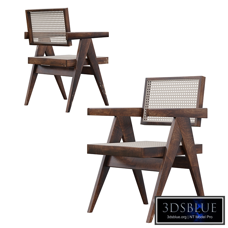 Pierre Jeanneret Floating Back Armchair