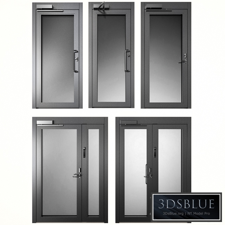 Metal fire doors