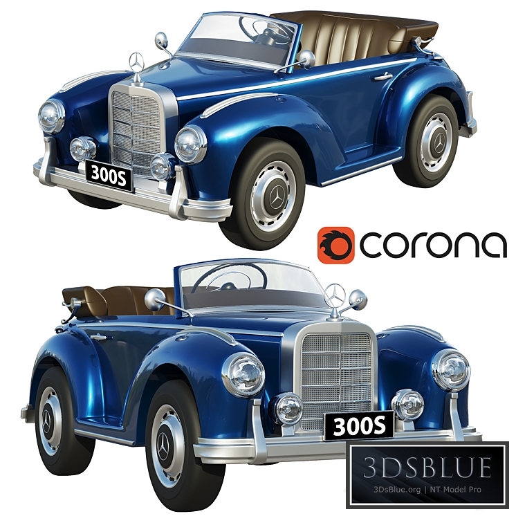 Children&#39;s electric car Mercedes-Benz 300S