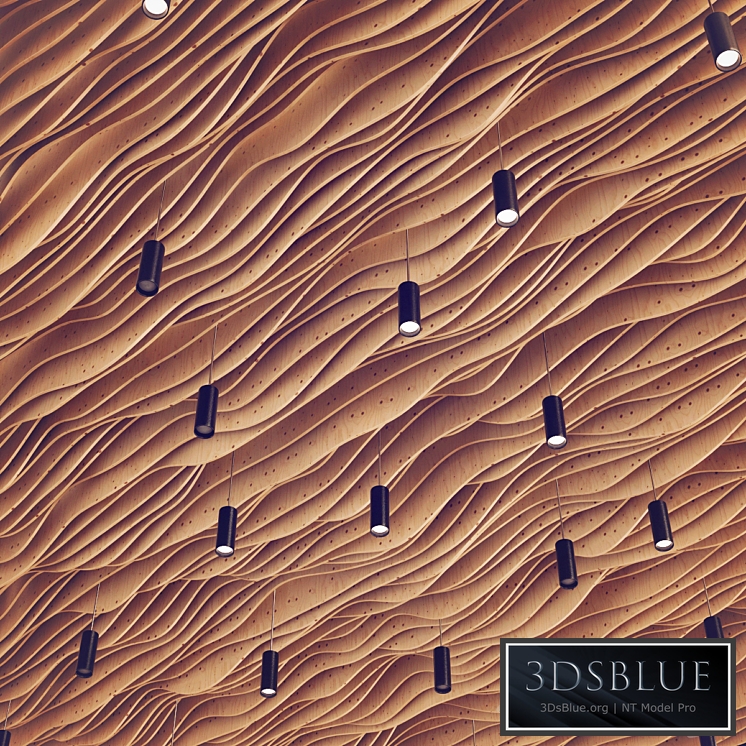 Parametric wood ceiling