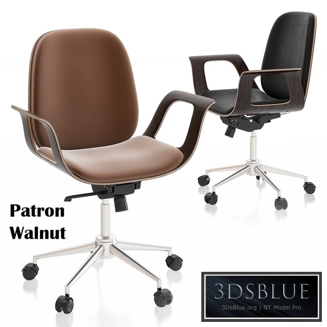 Patron Walnut Office Chair