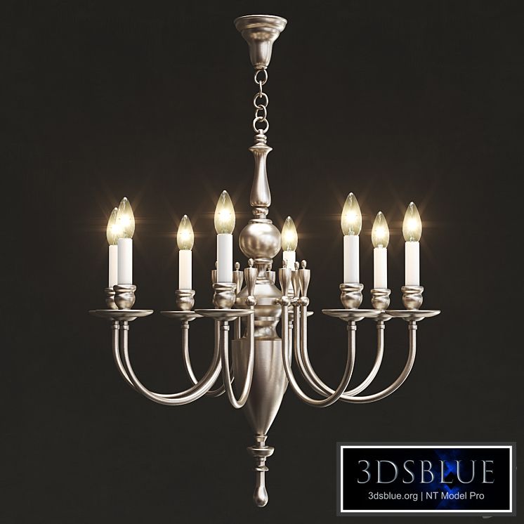 Remains - Astrid 8 arm chandelier