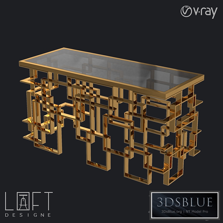 Console LoftDesigne 7390 model