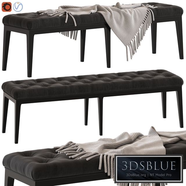 Coco Republic Piccadilly Tufted Bench