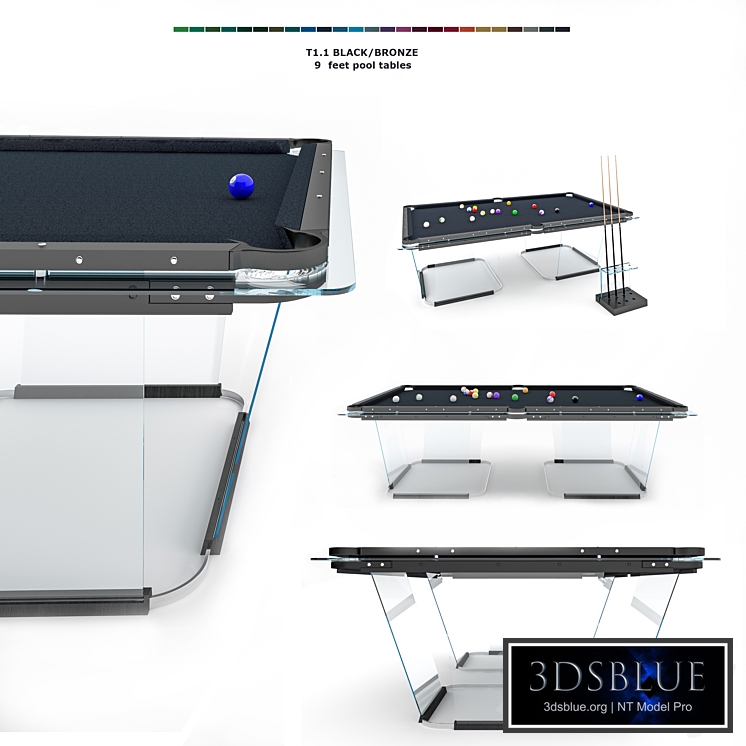 T1 Pool Table Teckell Biliardo