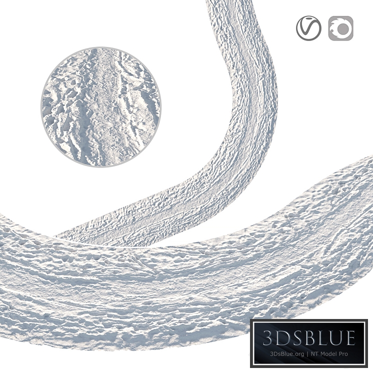 Winter footpath 13 meters