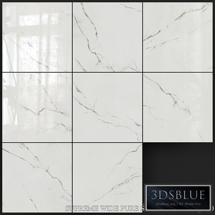 Flaviker Supreme Wide Pure Statuario 1200x1200