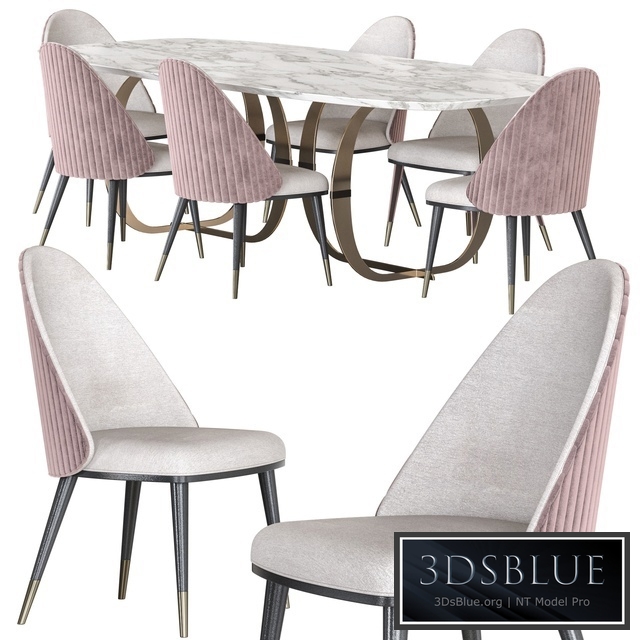 Capital Collection Convivio Table and Diva Chair Dining Set
