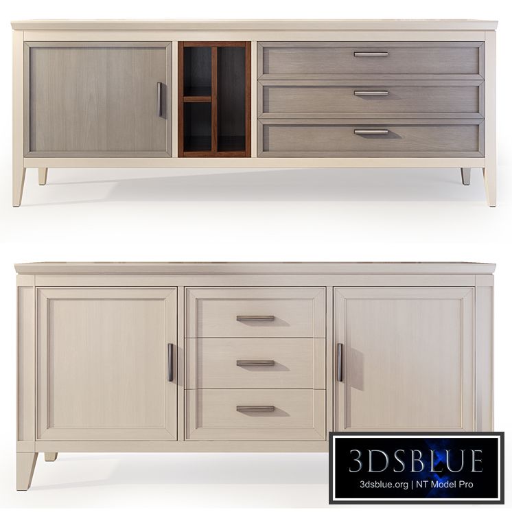 Chest / sideboard Erica, Aralia. Sideboard by Le Fablier