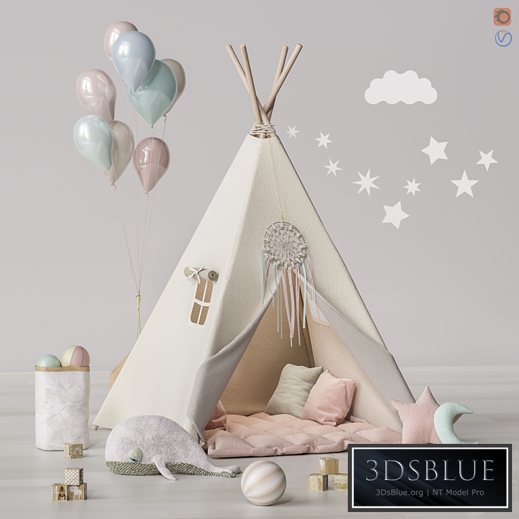 Toys and furniture set 65