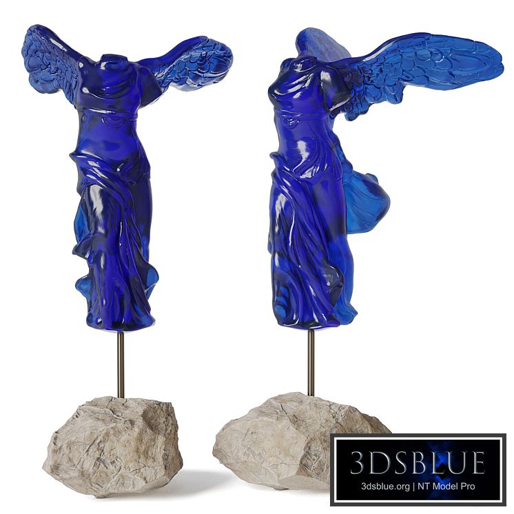 Lalique la victoire de samothrace statuette