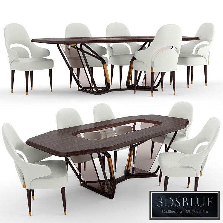 Turri Vine dining chair and table