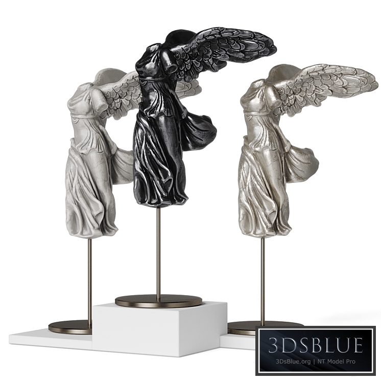 La victoire de samothrace statuette set