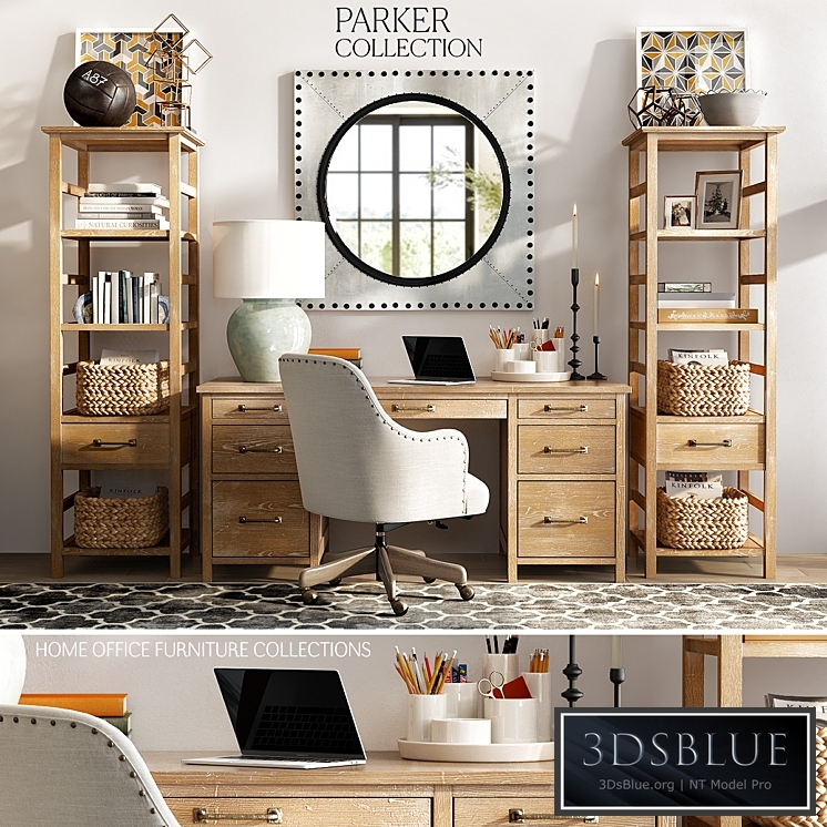 Pottery barn PARKER HOME OFFICE FURNITURE COLLECTION