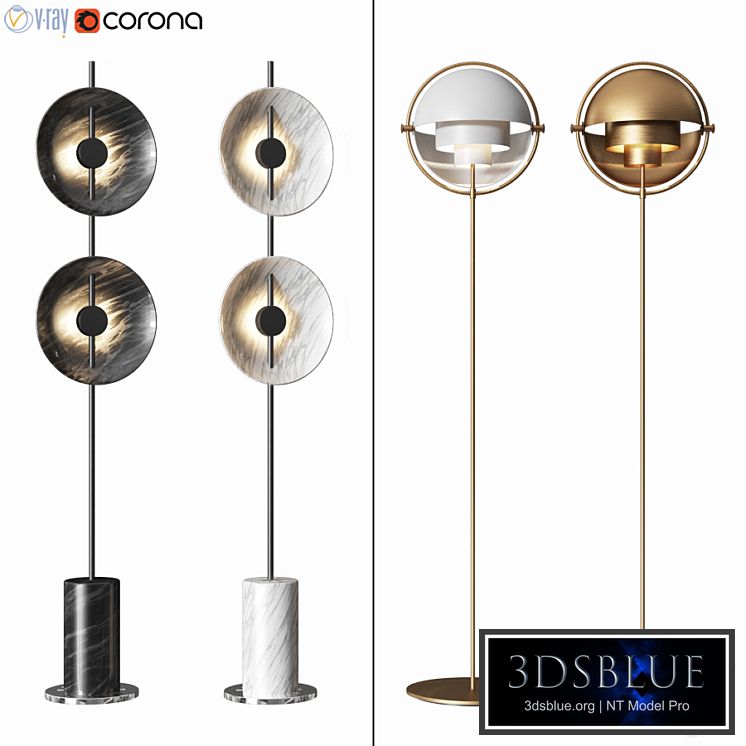 Floor Lamp Set 02