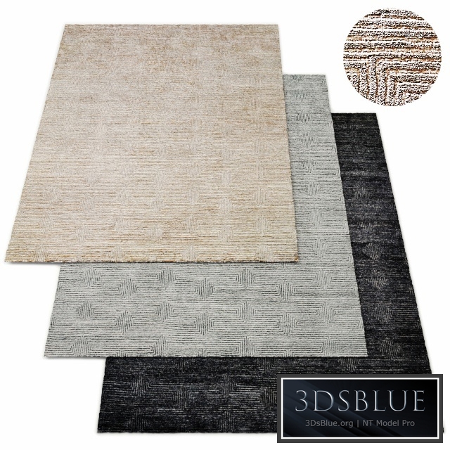 Labyrinth Hand-Knotted Rug RH Collection