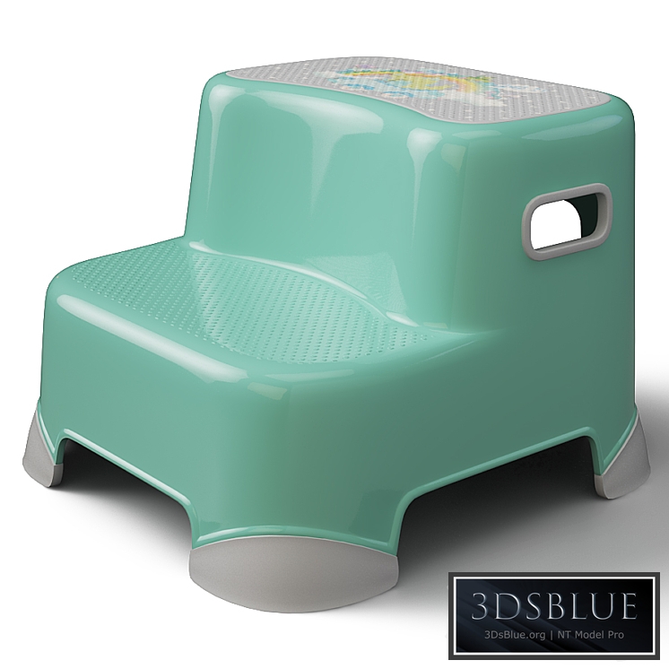 Children&#39;s step stool for a bathroom