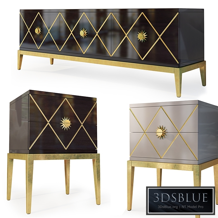 Chest / TV cabinet and bedside table Gatsby. Nightstand, tv stad by Cavio Casa