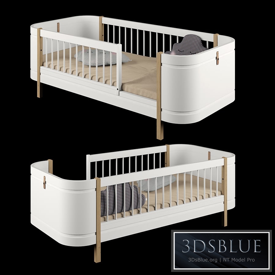 OLIVER FURNITURE Wood Mini Junior Bed