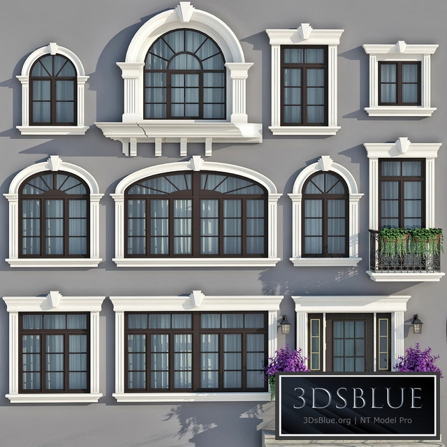 Windows and doors in the style of modern classics