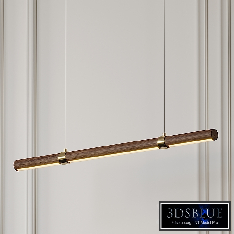 Linear Wood LED Pendant