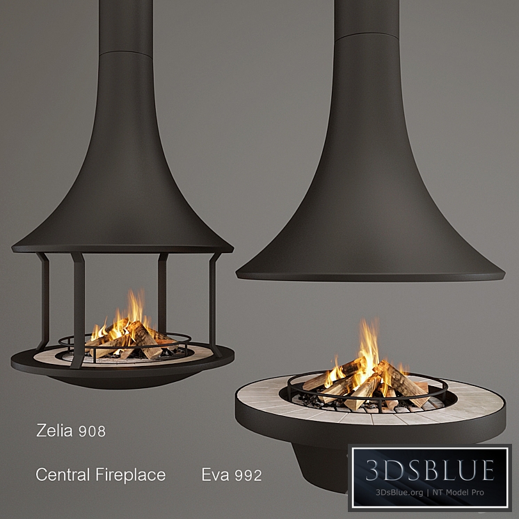 Two Fireplaces Zelia 908 and Eva 992