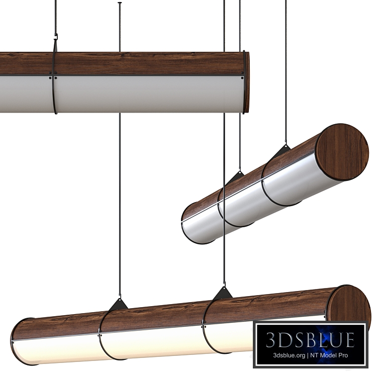 Roll & Hill Endless Woody Straight Pendant Lamp