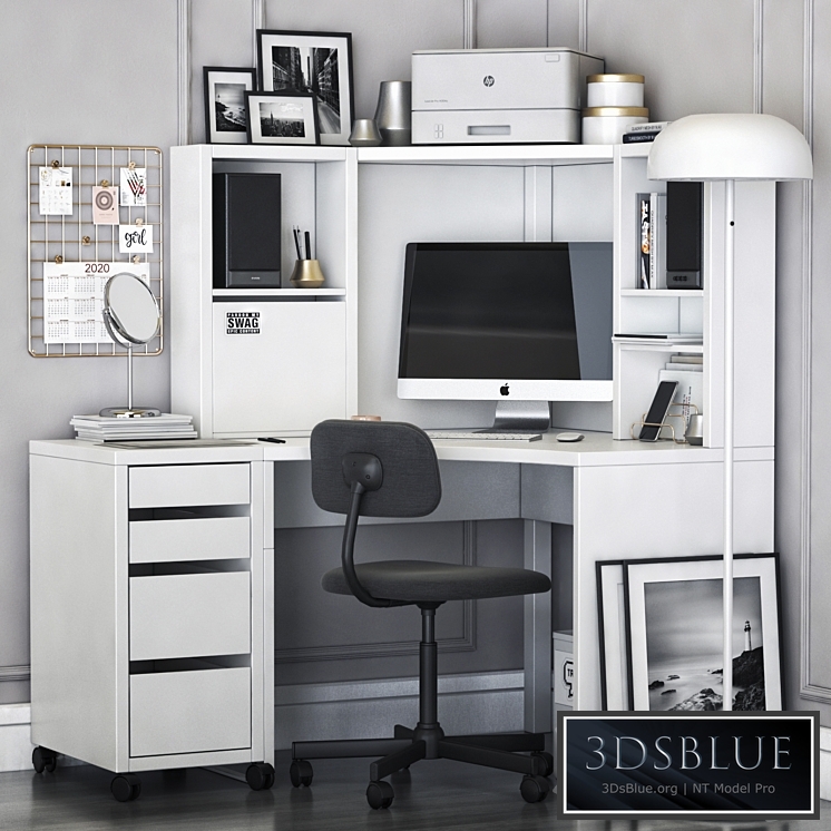 IKEA MICKE corner workplace