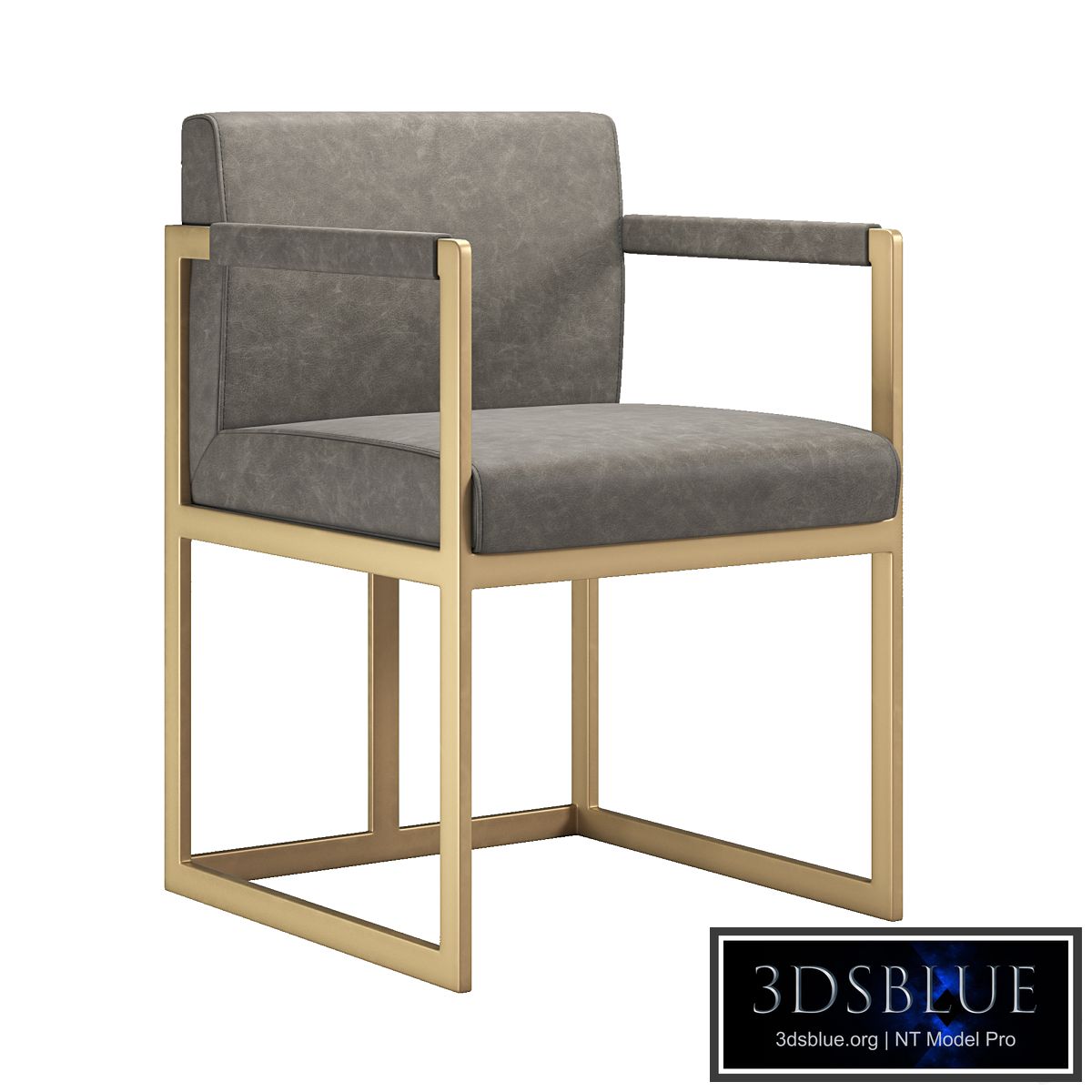 RH Wexler Leather Armchair