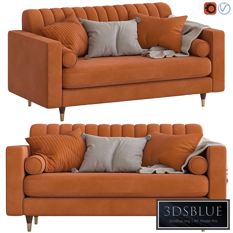 Cult Furniture Belgravia 2-Seater Sofa