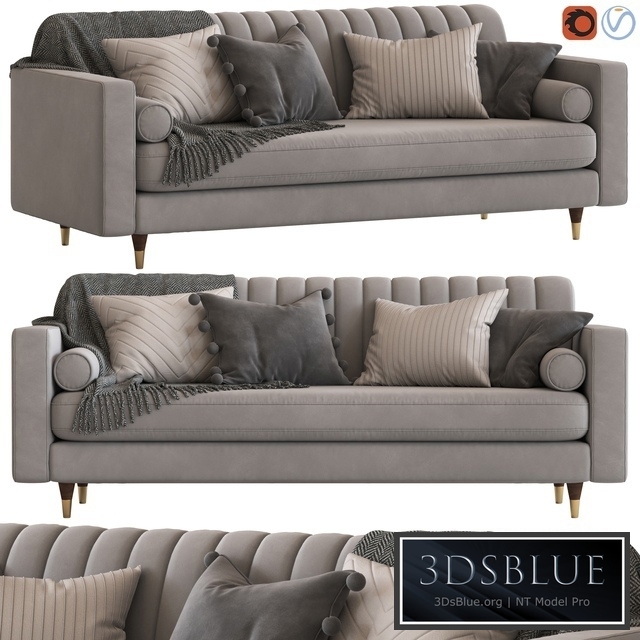 Cult Furniture Belgravia 3-Seater Sofa