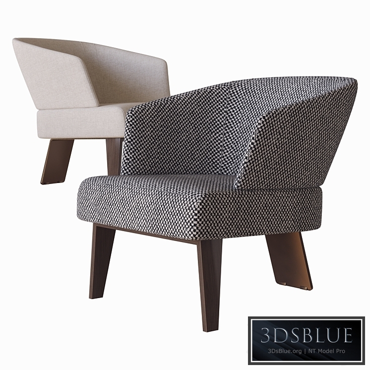 Creed small armchair minotti