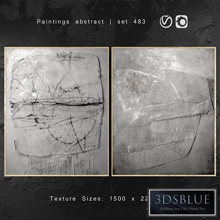 Paintings abstract | set 483