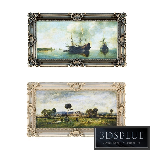 Classic baguette, a frame for framing paintings and mirrors