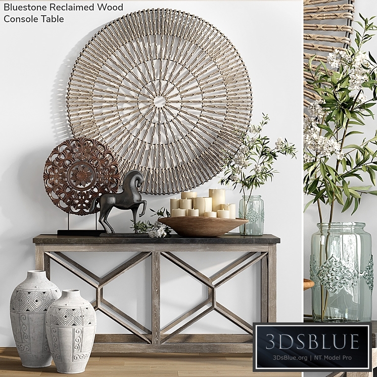 Pottery Barn BLUESTONE RECLAIUMED WOOD CONSOLE TABLE