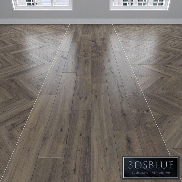 Parquet Oak vintage, 3 types: herringbone, linear, chevron.