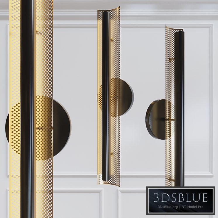 Perforated LED Sconce