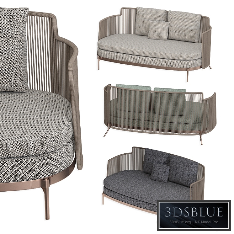 Tape Cord Outdoor Sofa Minotti