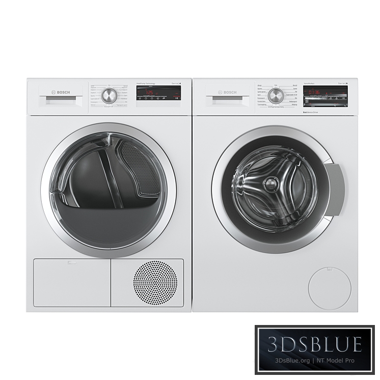 Bosch Washer Serie 6 Dryer Serie 4 Laundry Room