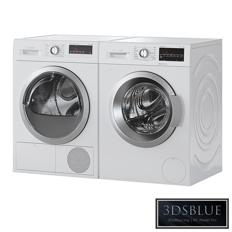 Bosch Washer Serie 6 Dryer Serie 4 Laundry Room