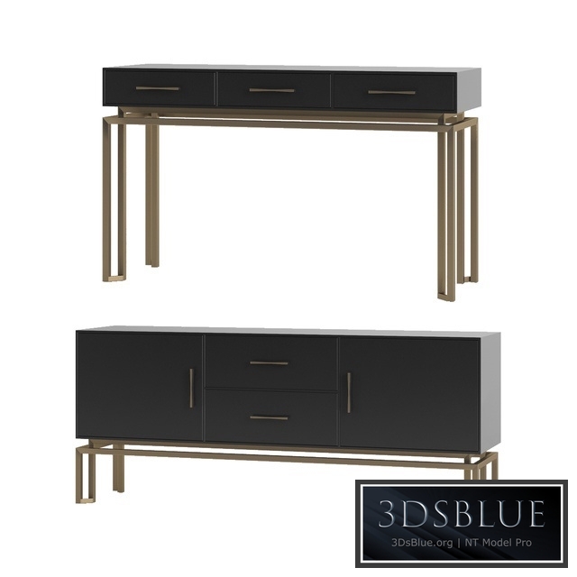 Chest and console Oro Tosconova