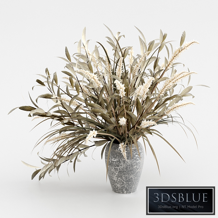 A bouquet of dried flowers.