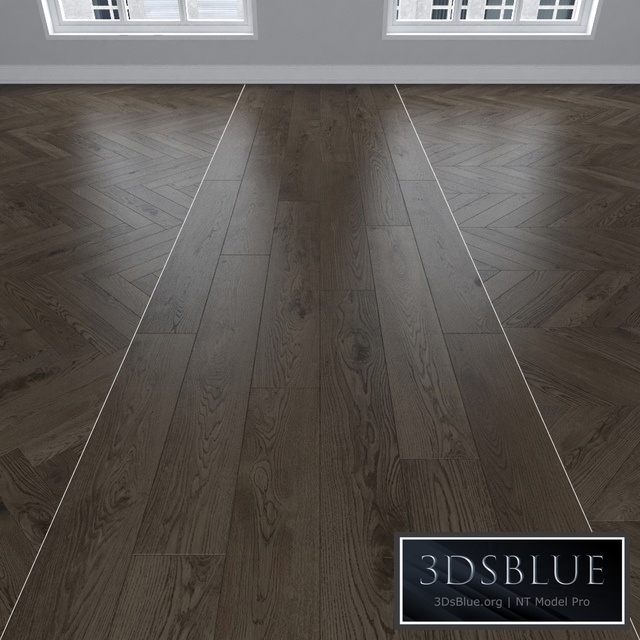 Parquet Oak, 3 types: herringbone, linear, chevron.